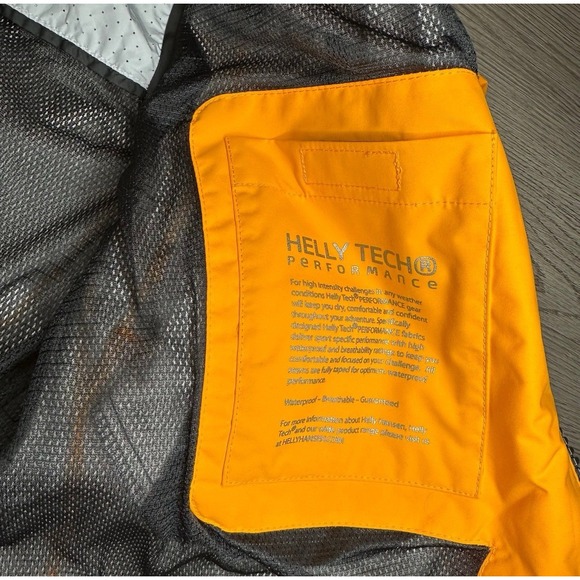 Helly Hansen Men Seabourn Expedition Full Zip Jacket Polar Shield Parka Orange M - Picture 9 of 11
